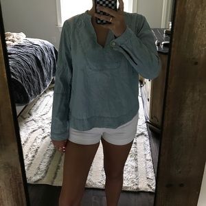 Madewell Denim Long Sleeve Shirt