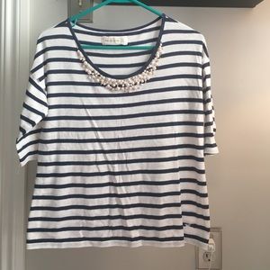 Abercrombie and Fitch Short Sleeve w/ Pearls