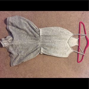 Gray romper from Brandy Melville