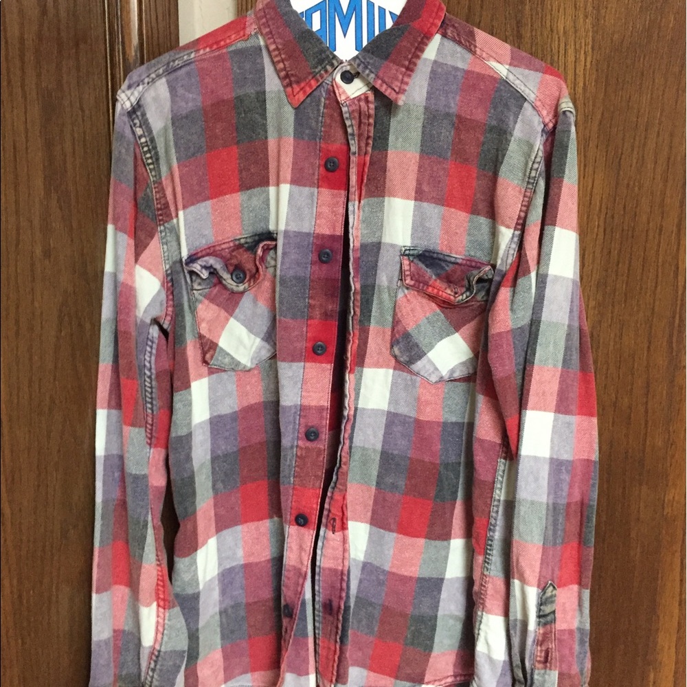 UO Distressed Flannel