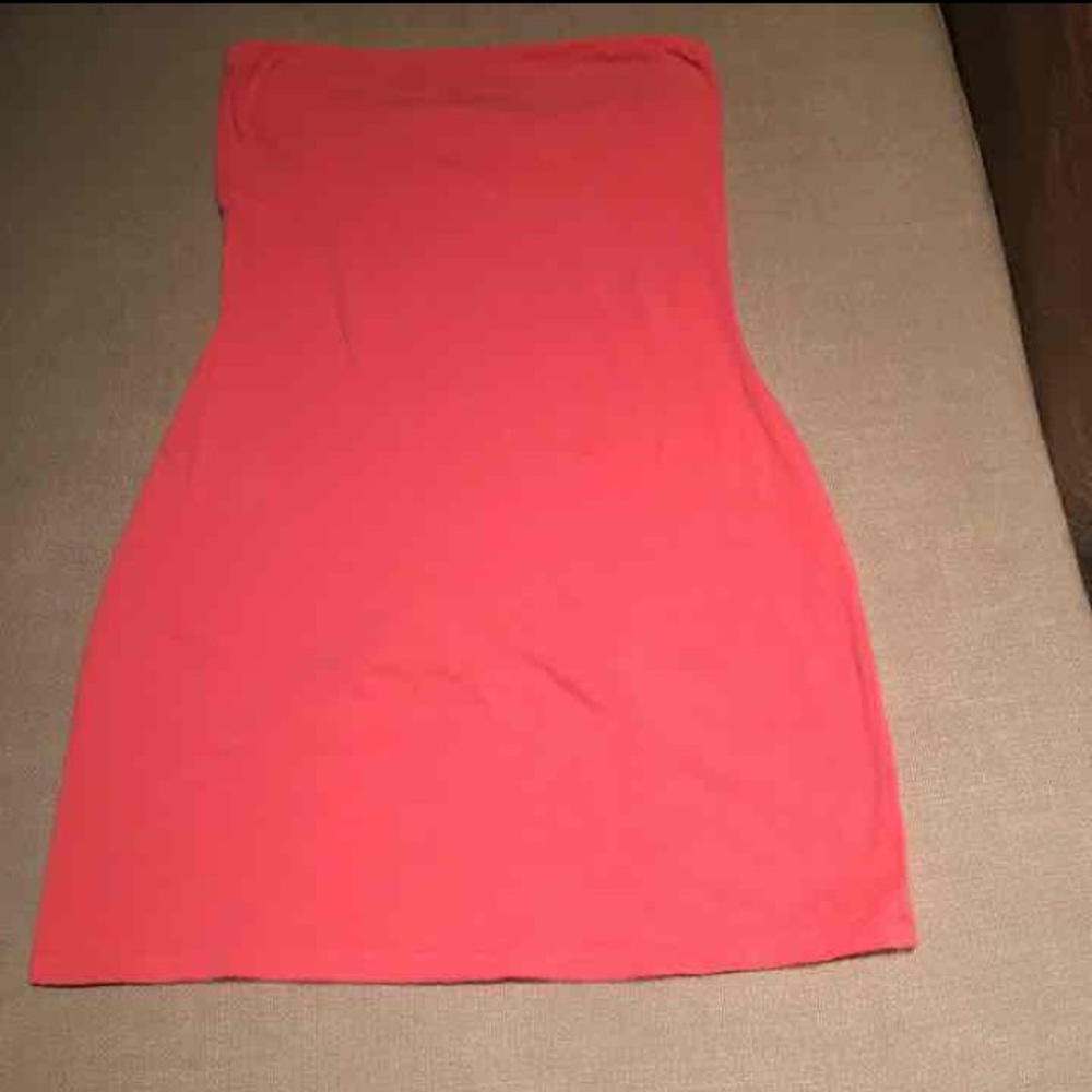 Moda International Coral Pink Mini Dress