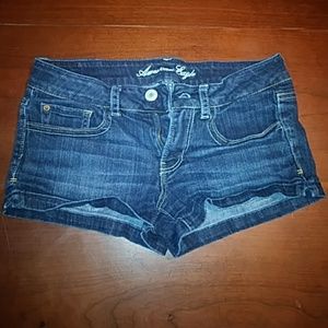 American Eagle denim stretch short shorts