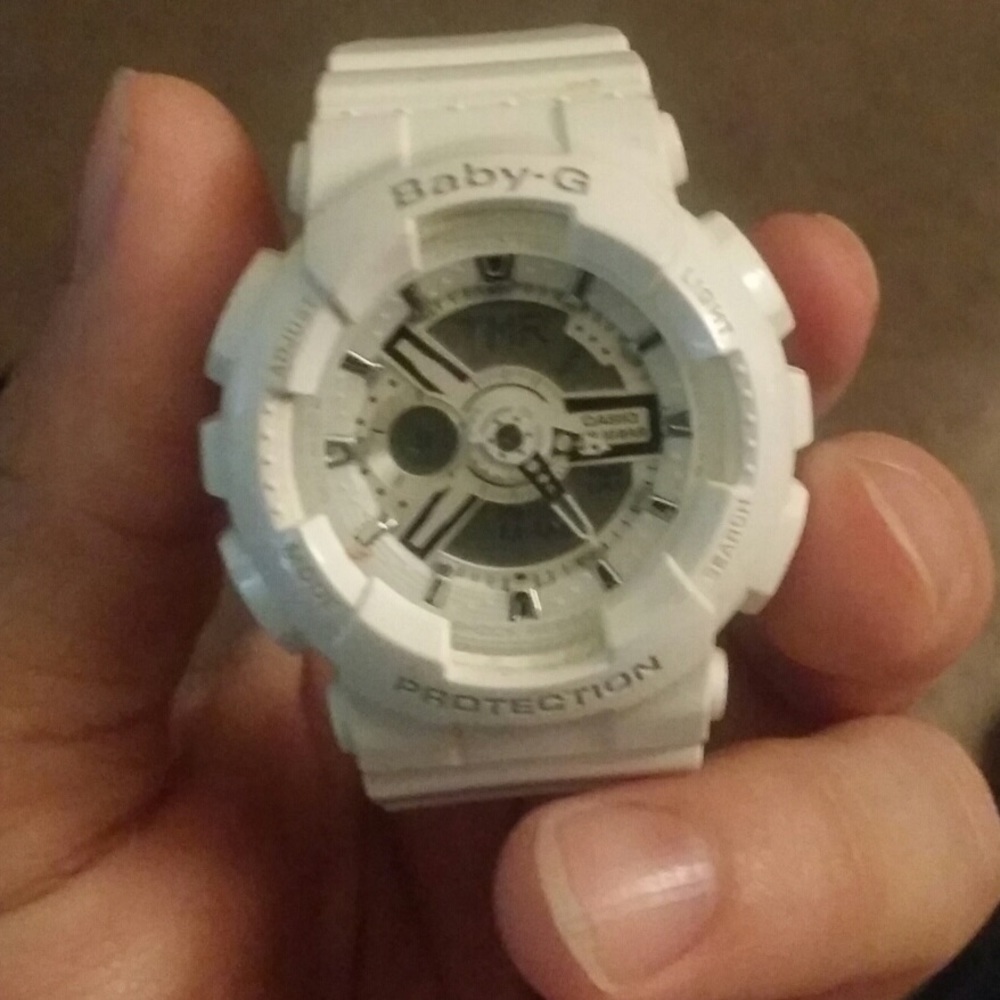 Baby G-Shock White Watch