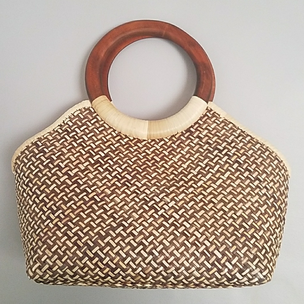 Posh Woven Tote Purse