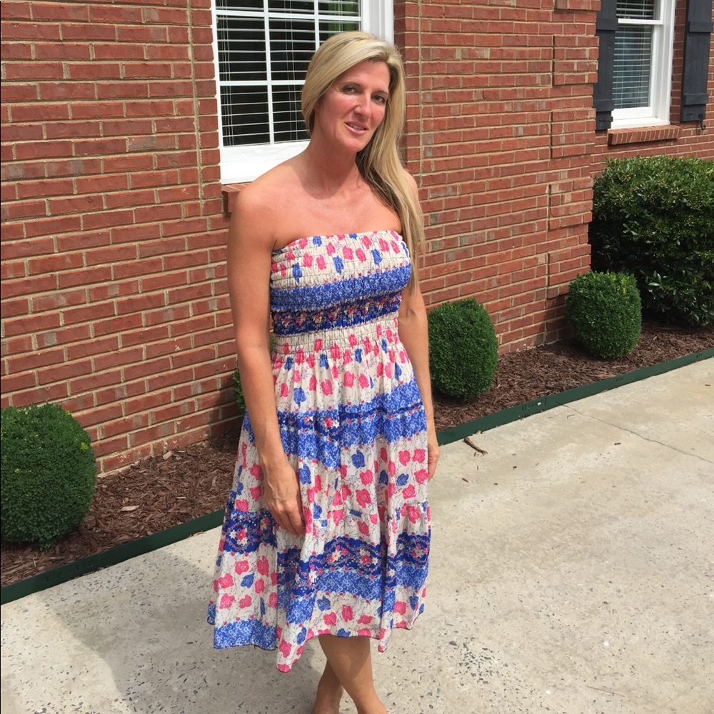 Strapless dress