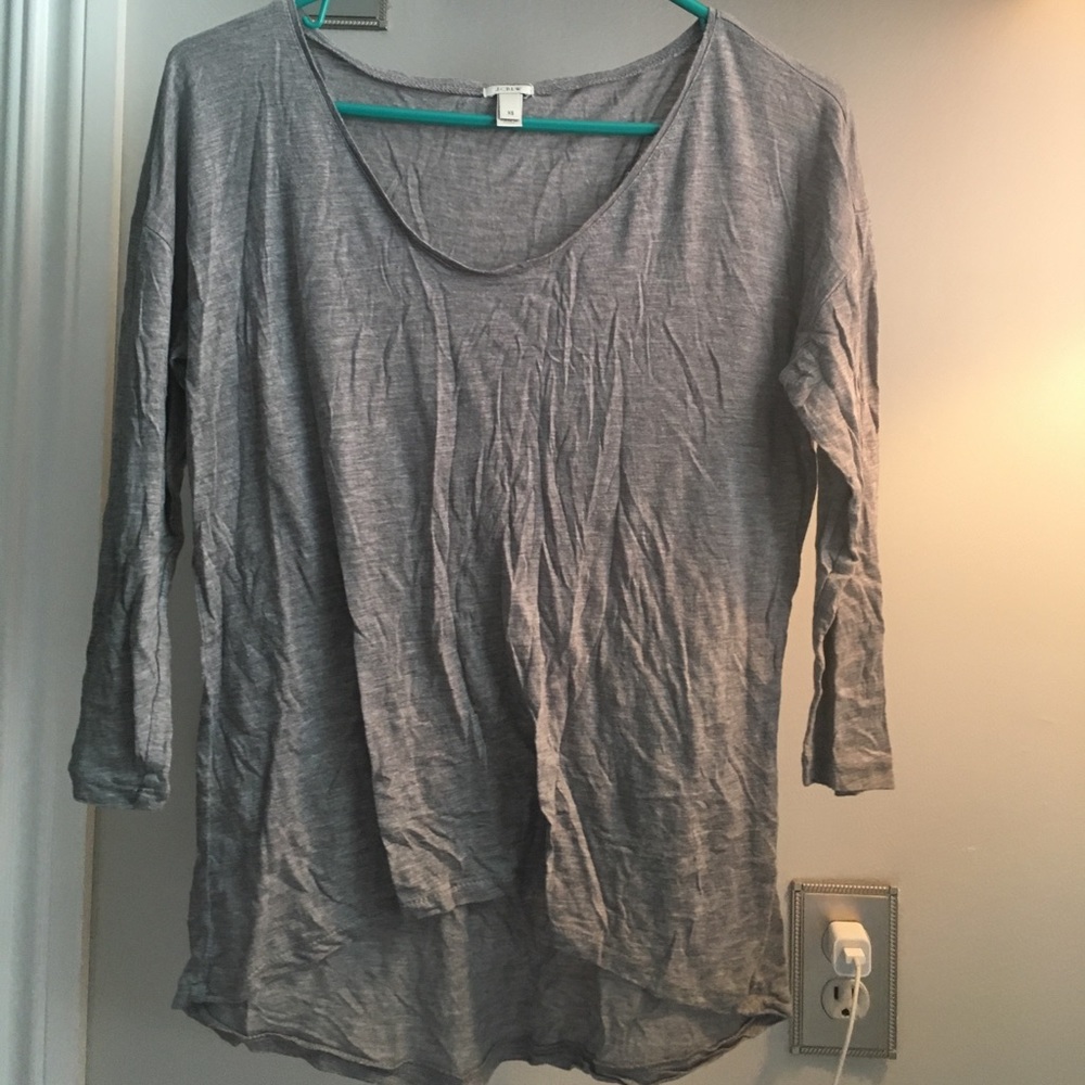 Gray Long Sleeve J-Crew