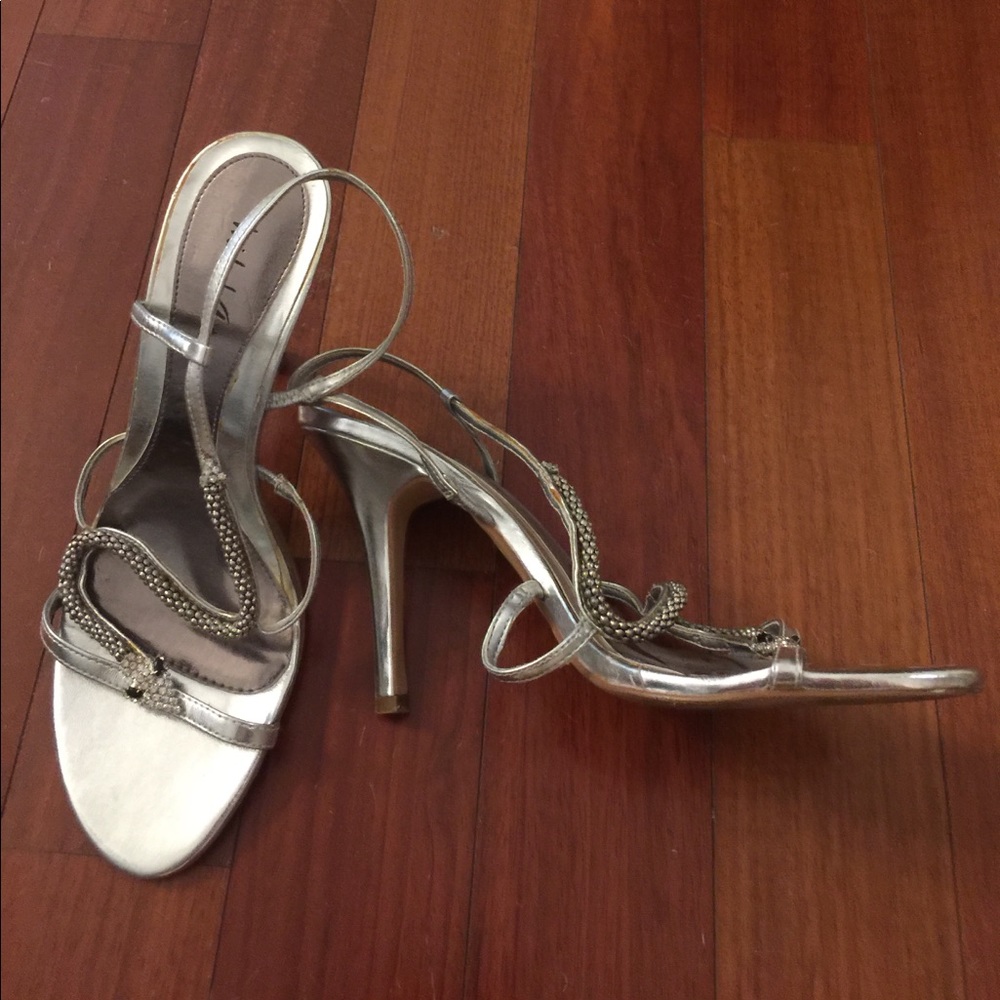 Snake silve shoe