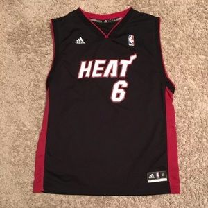 Adidas Lebron James Miami Heat Jersey Kids XL