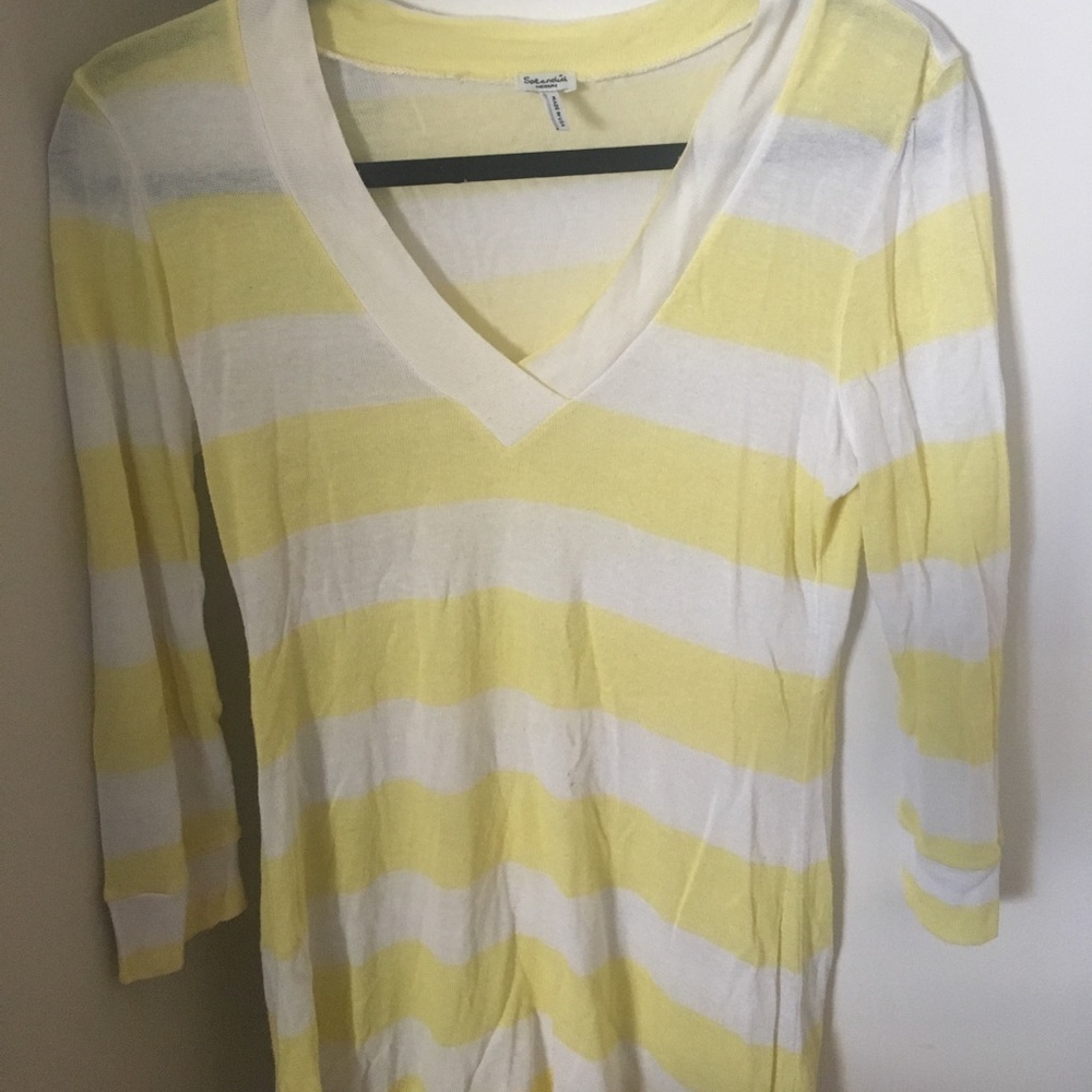 splendid stripped 3/4 shirt
