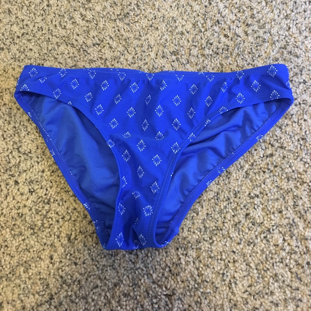 Forever 21 bottoms small bikini blue