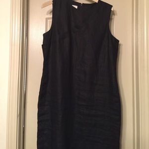 Talbots linen dress
