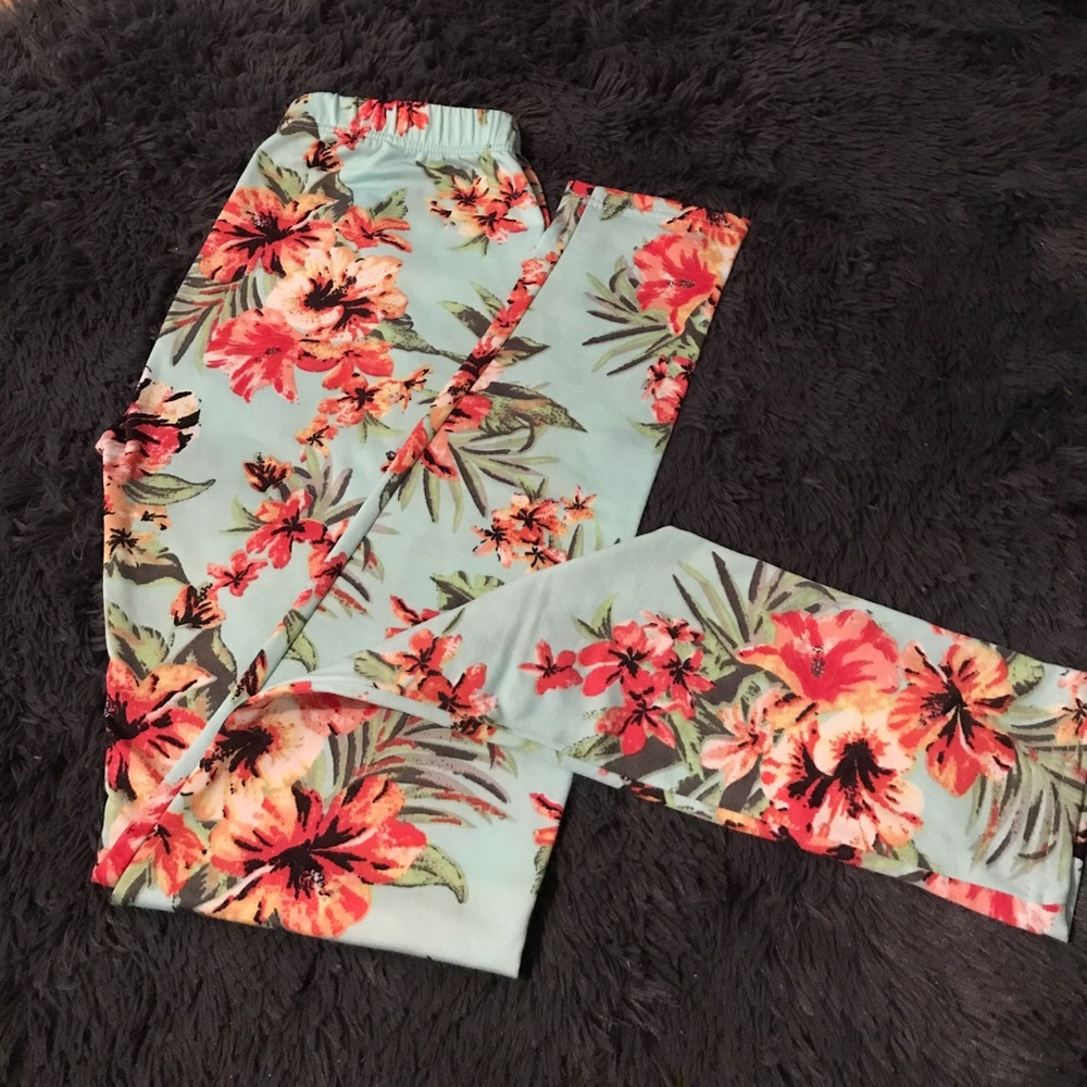 Floral leggings