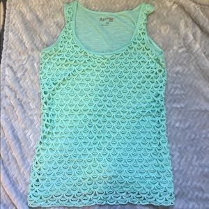 Bundle 5/$25 Teal tank top Apt 9 size small