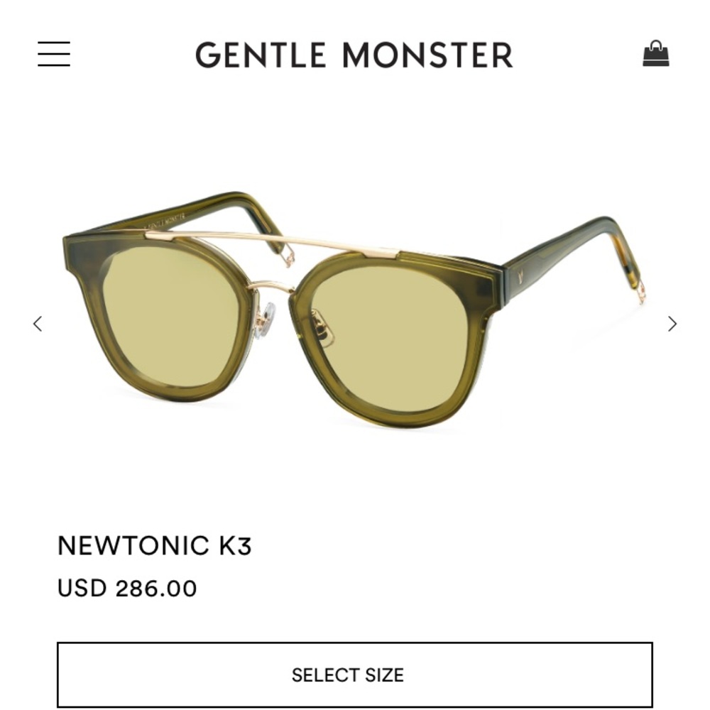 Gentle Monster sunglasses NEWTONIC k3