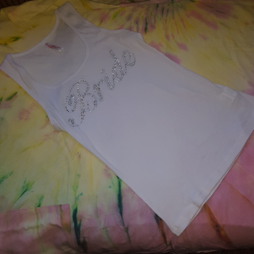 Bride tank top **perfect for that special day**!