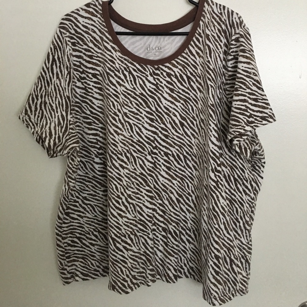 Zebra Print T Shirt