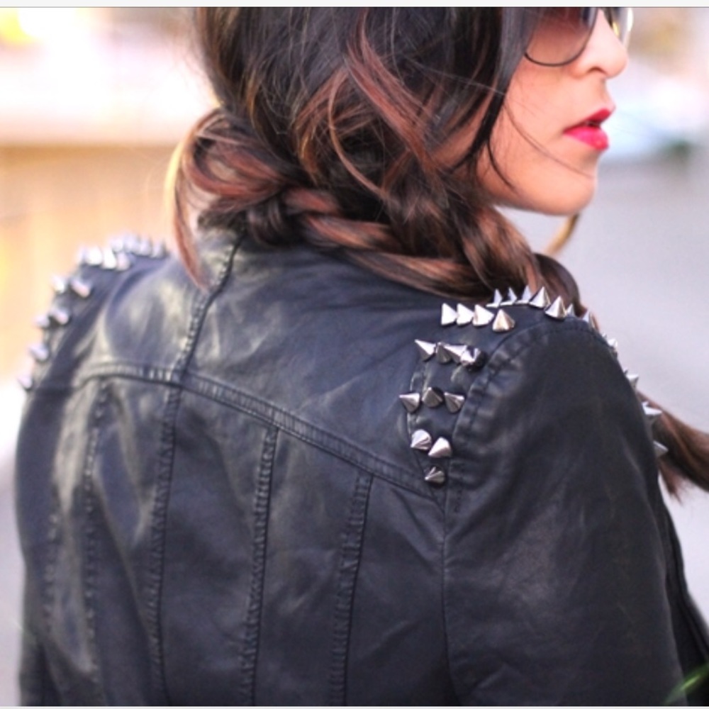 Studded Leather Jacket