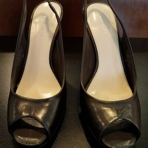 BRAND NEW Nine West ChocolateBrown Sling Back Pump
