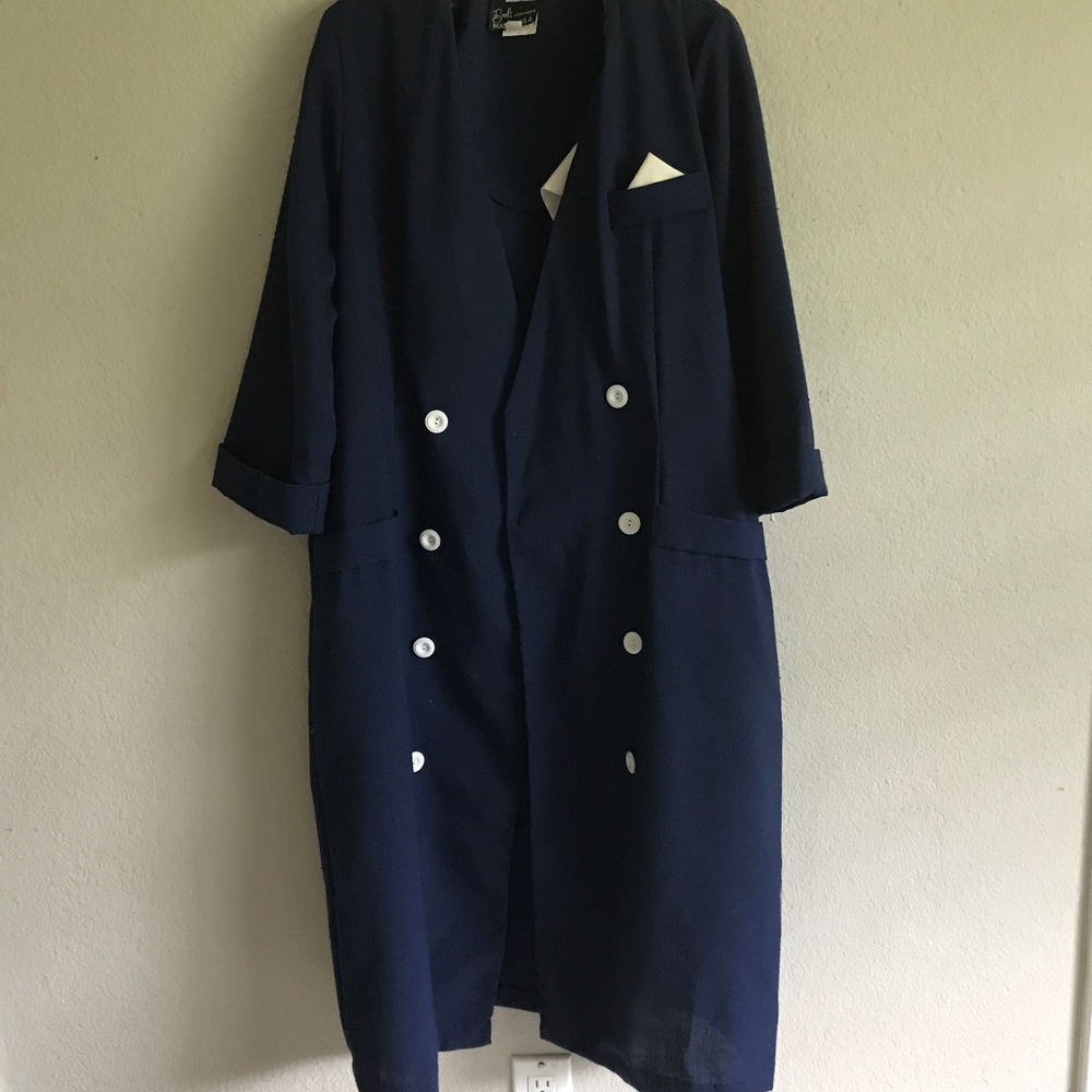 VINTAGE | 50's Sailor Style Coat / Dress