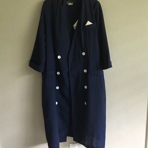 VINTAGE | 50's Sailor Style Coat / Dress