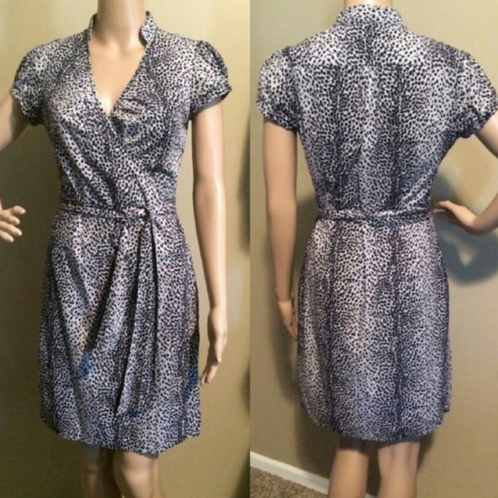 Express Leopard Print Wrap Dress Worn once.
