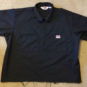 Ben Davis Cropped Zip Up Polo