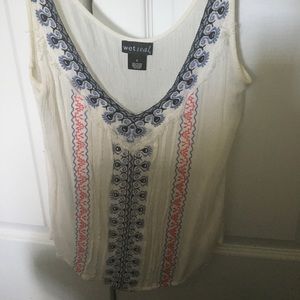 Wet seal tank top