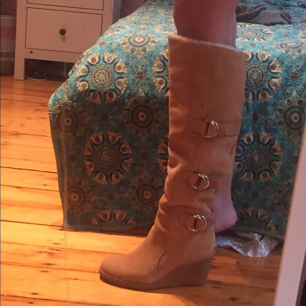 Cole Haan Air Michelle Suede Over-The-Knee Boot