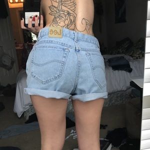 Lee high waisted shorts