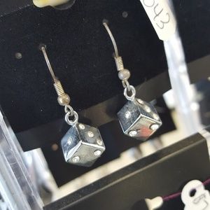 Cute dice earrings