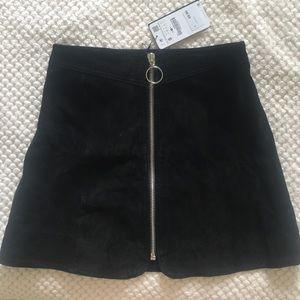 ZARA SUEDE SKIRT