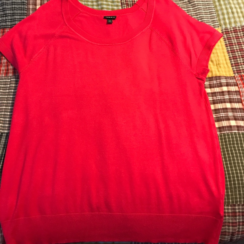 Torrid Scoop neck short sleeve top