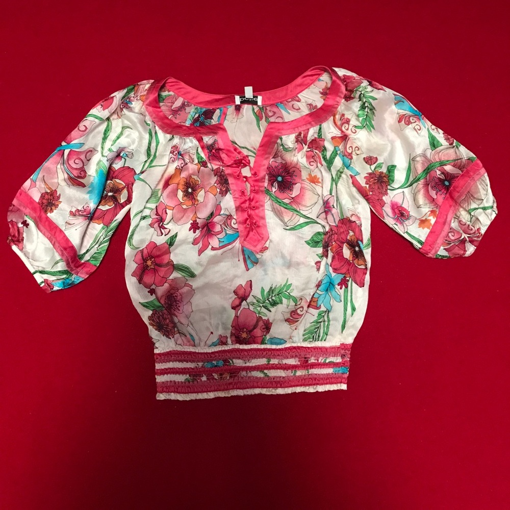 🔥"BEBE"🔥3/4 sleeve Top Sz XS