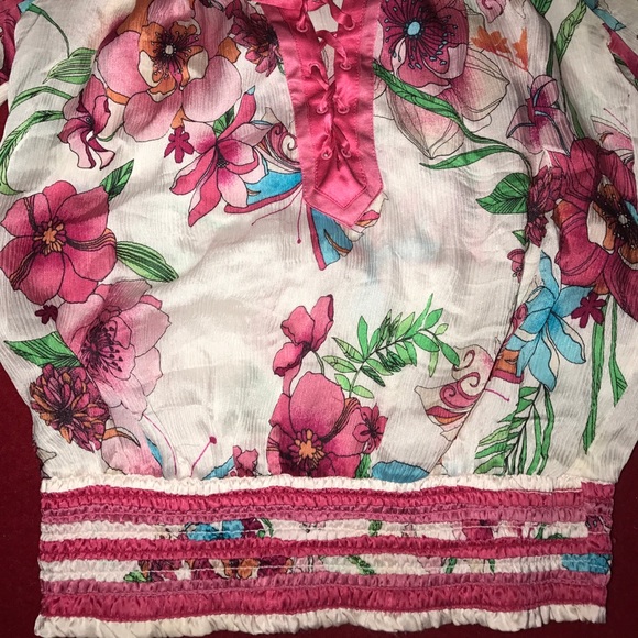 🔥"BEBE"🔥3/4 sleeve Top Sz XS - Picture 3 of 3