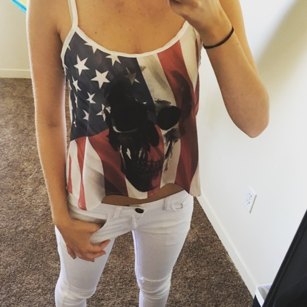 Wet Seal Skull Tank