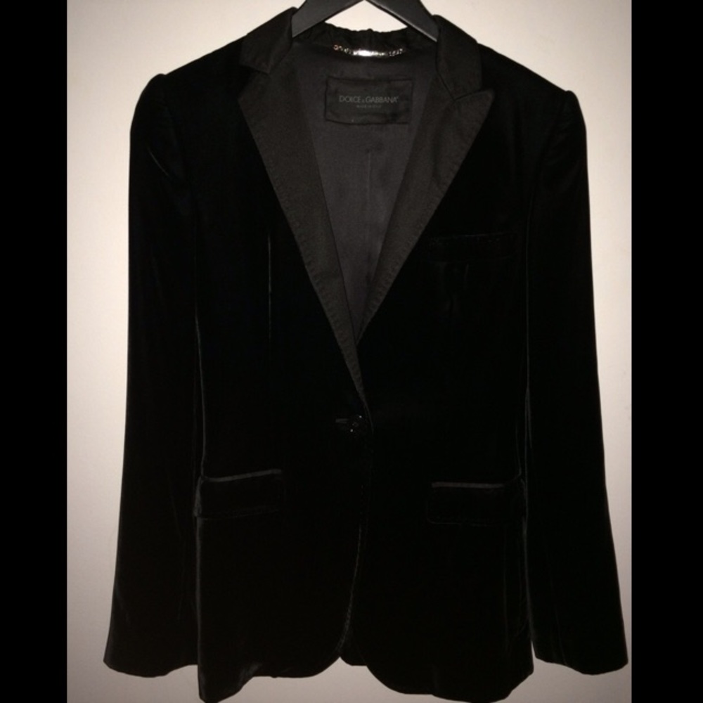 Dolce & Gabbana Velvet Blazer