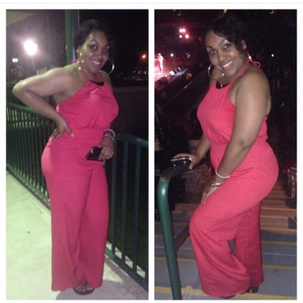 Magenta jumpsuit
