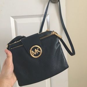 Michael Kors Dark Blue Crossbody purse!