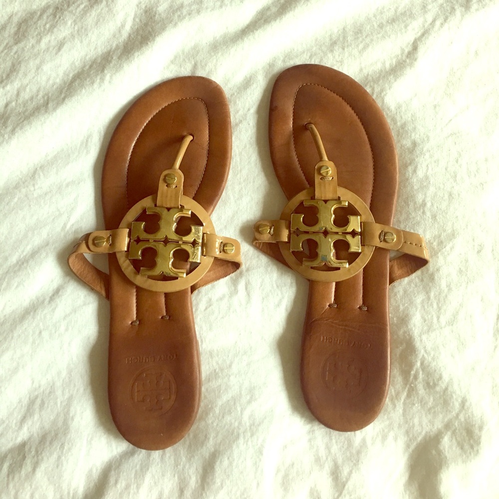 Tory Burch Miller 2 Sandals with Gold Hardware