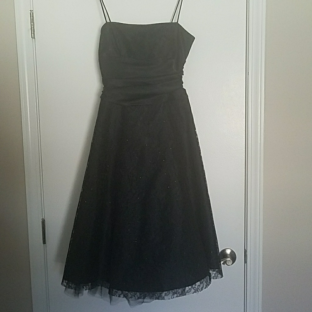 Sparkly black dress
