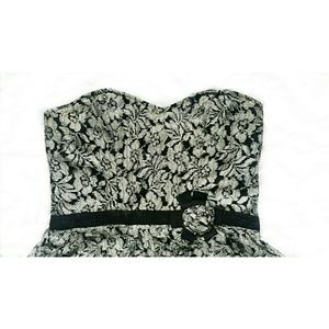 Black & Grey Lace Dress | Shabby Chic
