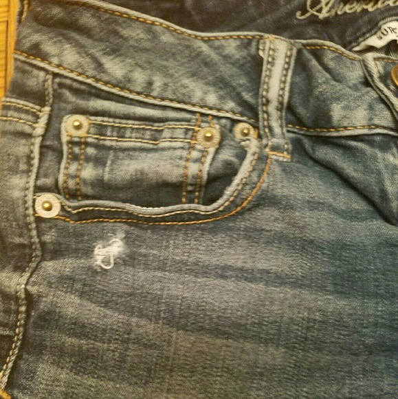 American Eagle   distressed   shorts size 0 - Picture 5 of 6