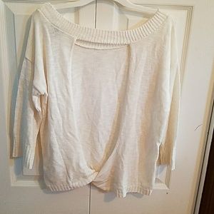 NWT Express Open Back 3/4 Sleeve Sweater