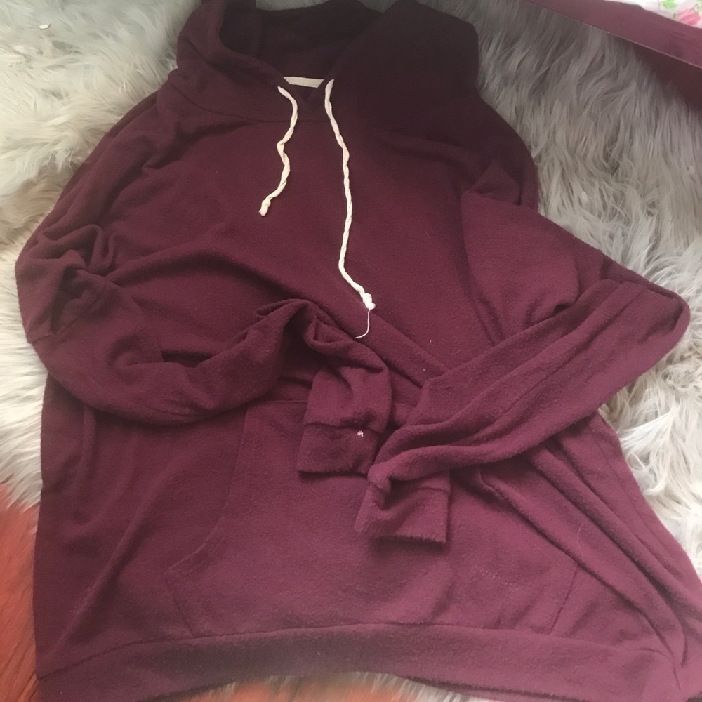 Maroon hoodie