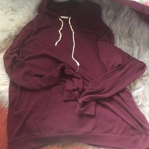 Maroon hoodie