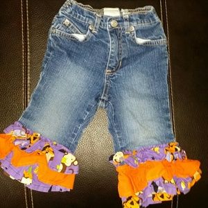 Custom Halloween Ruffle Pants