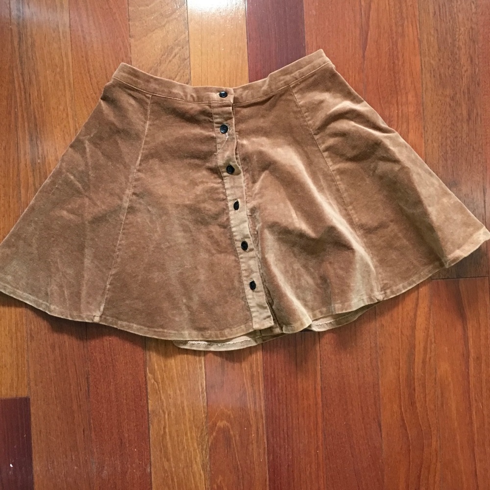 Brown Mini Skirt