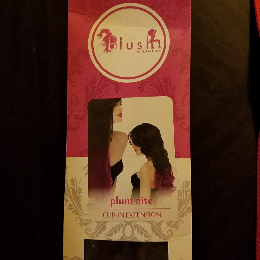 Blush hair exstension ombre