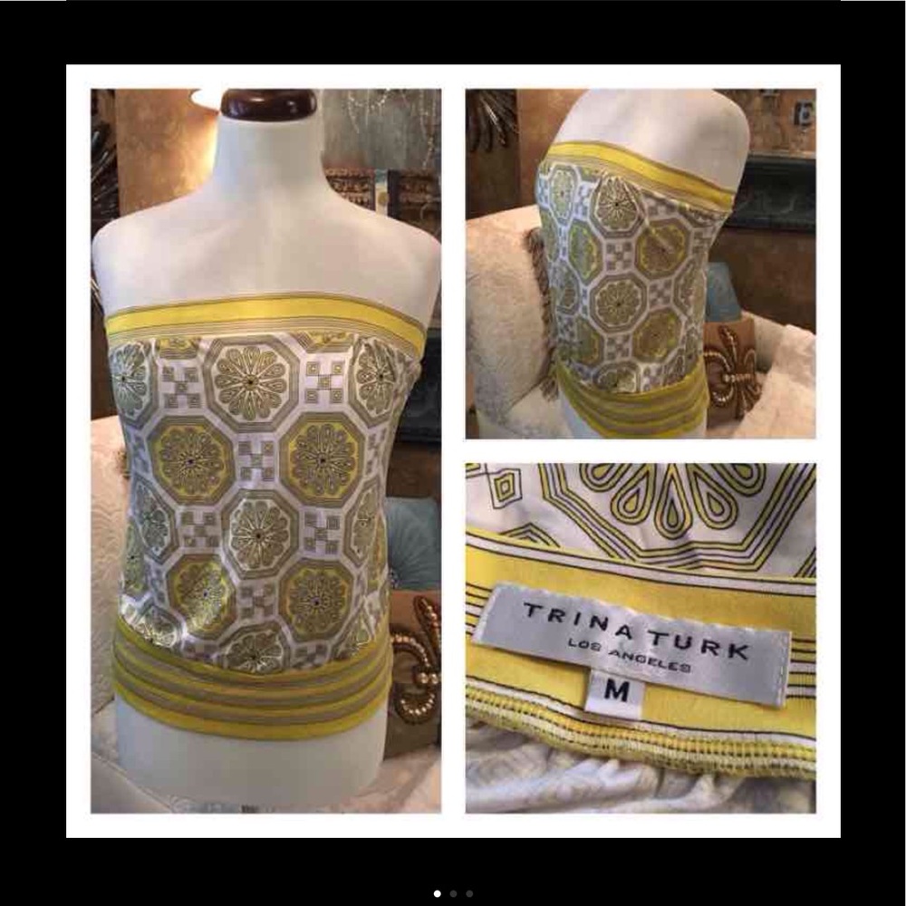 Trina Turk Silky Tube Top