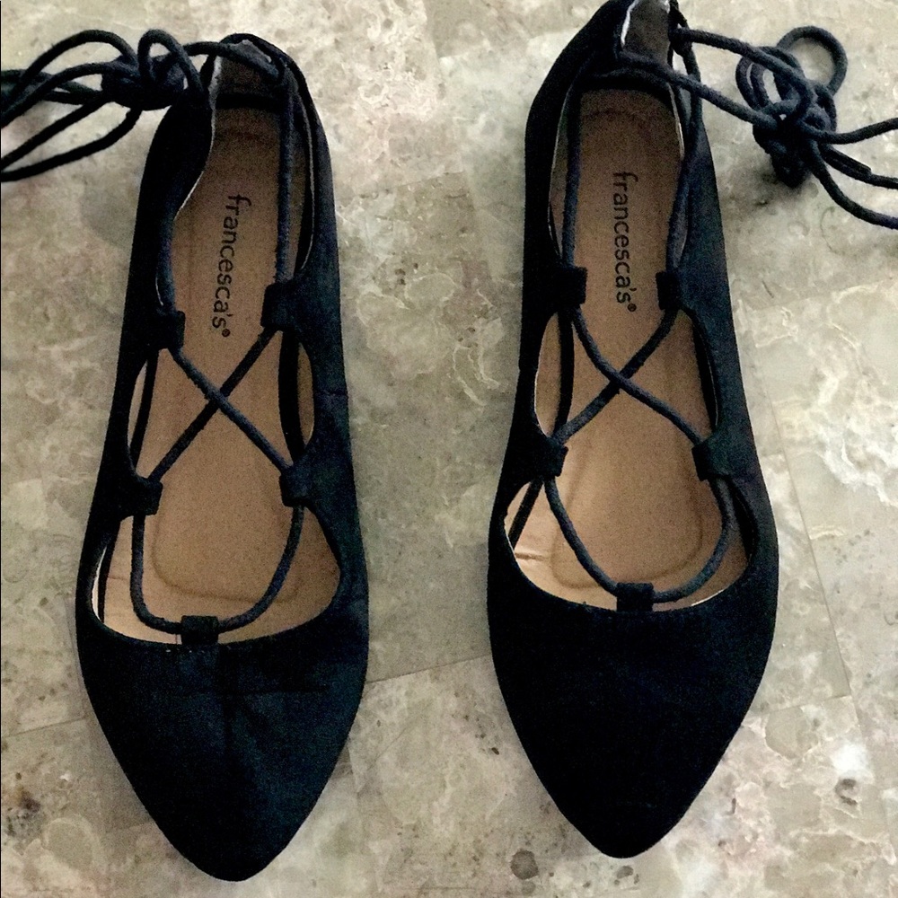 Francesca's Ballet Lace Flats